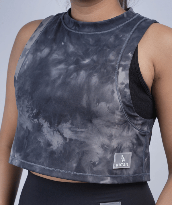 Grey Faded Signature Tank